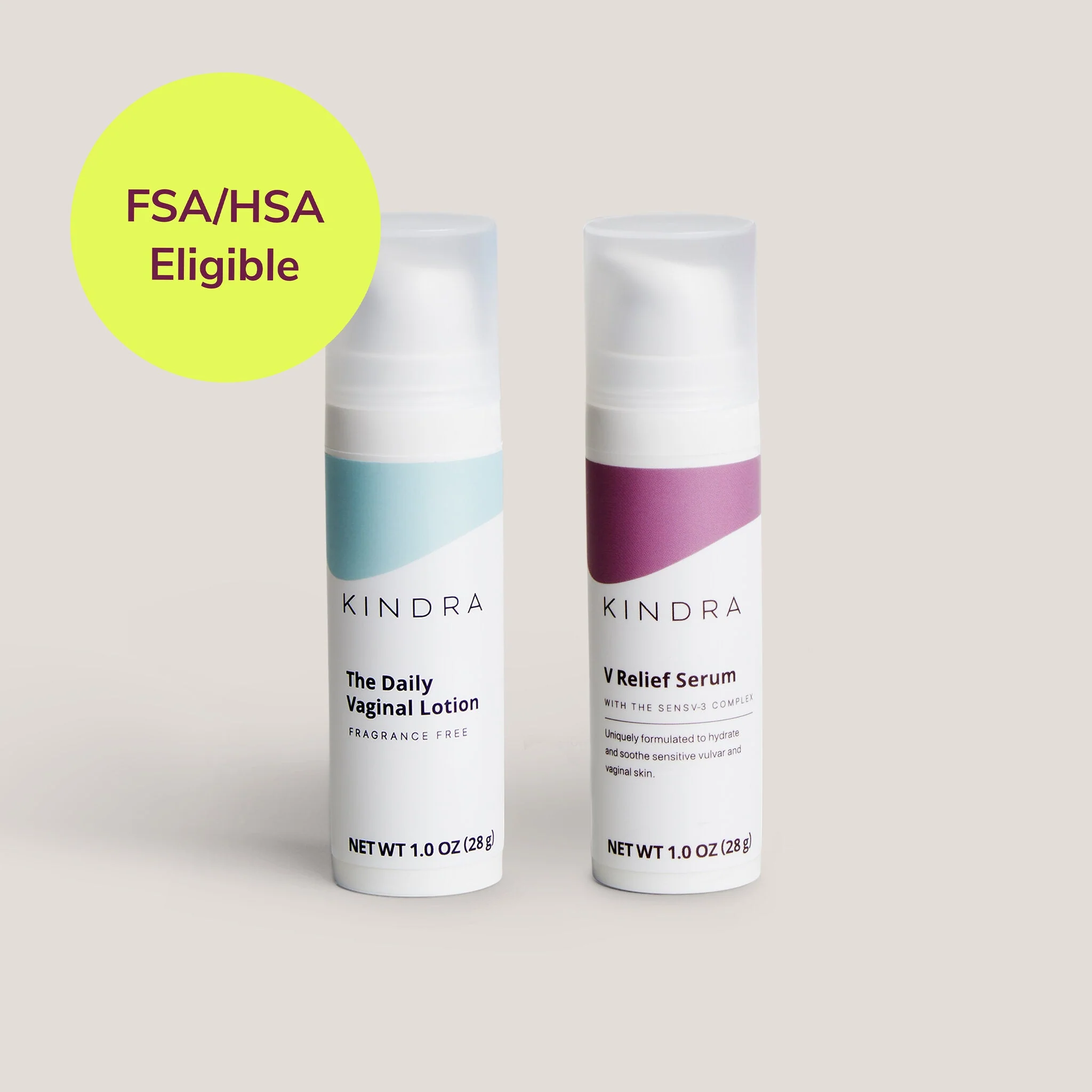 Kindra V Hydration & Relief Duo